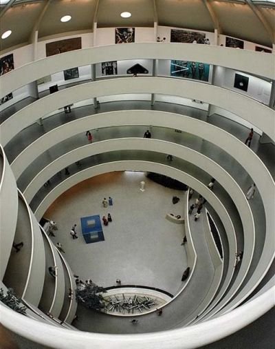 Guggenheim Museum - spiral ramp