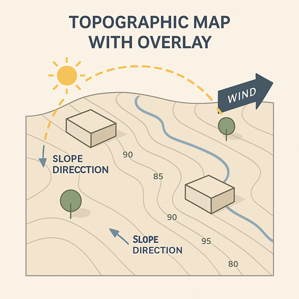 Site Planning - Topographical Map