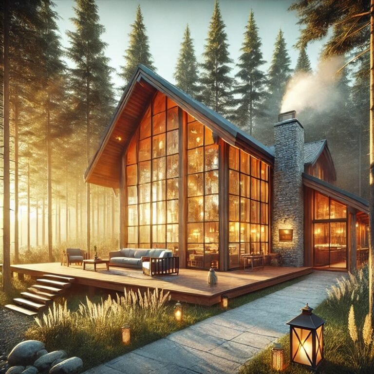 Designing A Cabin Apartment In Woods