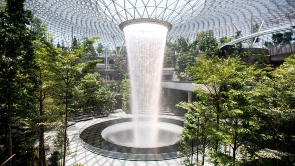 Changi Airport Waterfall
